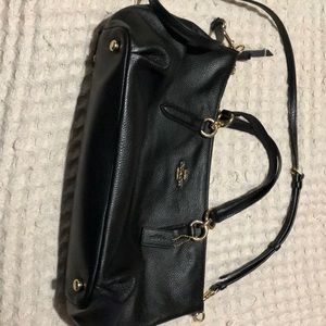 Coach Pebble leather Ally Satchel